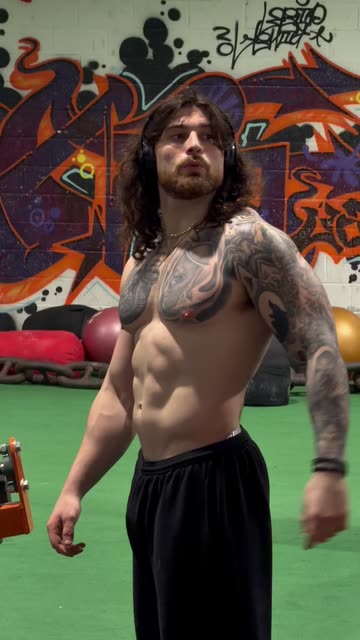 Muscular Man Tattoos Videos