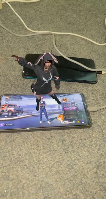 Preview for a Spotlight video that uses the PUBG Character 3D Lens