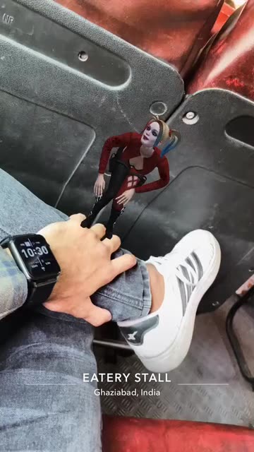 Preview for a Spotlight video that uses the Harley Quinn Dance Lens