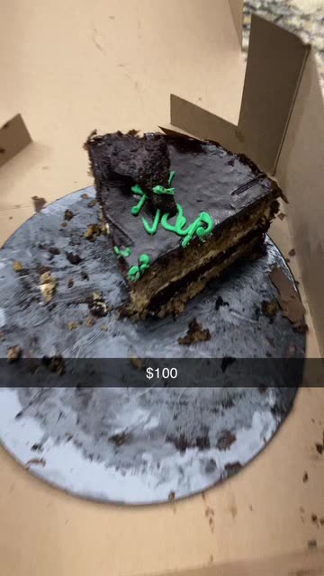Preview for a Spotlight video that uses the Cake on Tray Lens