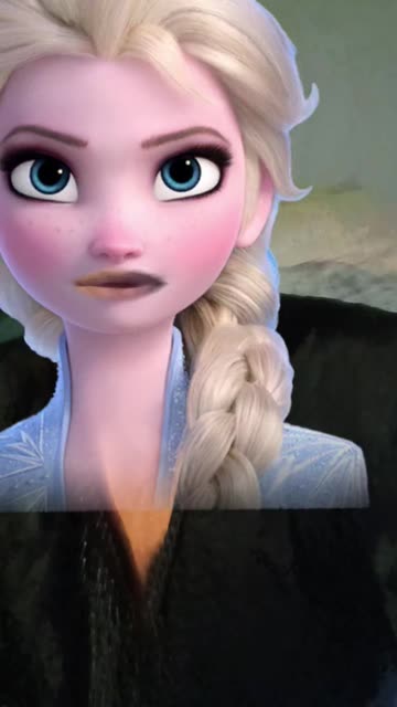 Preview for a Spotlight video that uses the Talk Elsa Frozen Lens