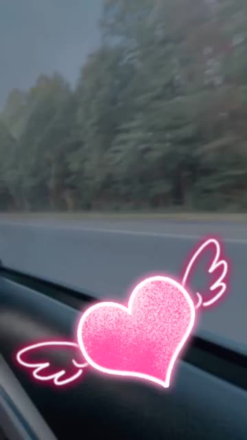 Preview for a Spotlight video that uses the Cute Hearts Love Lens