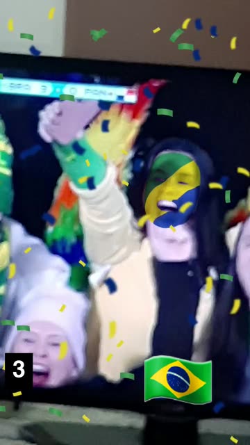 Preview for a Spotlight video that uses the Brazil Team Lens