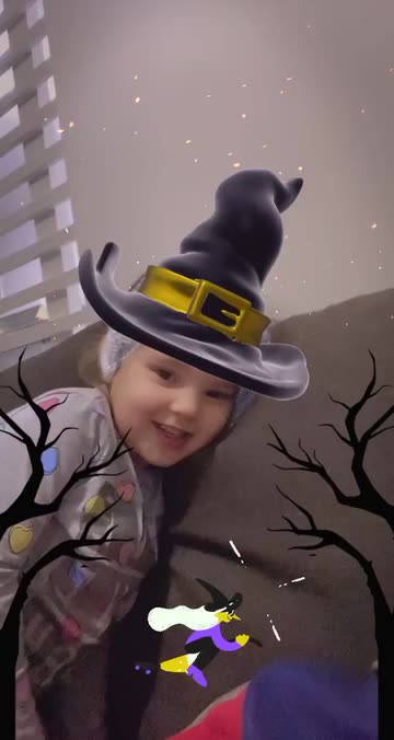 Preview for a Spotlight video that uses the witches Lens