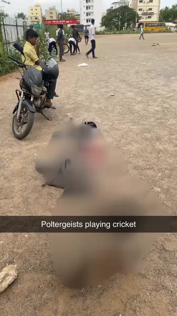 Preview for a Spotlight video that uses the Bitmoji Body Lens