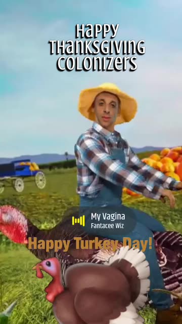 Preview for a Spotlight video that uses the Thanksgiving Farmer Lens