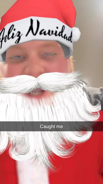 Preview for a Spotlight video that uses the Santa Clause Lens