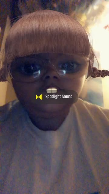 Preview for a Spotlight video that uses the Pigtails Girl Lens
