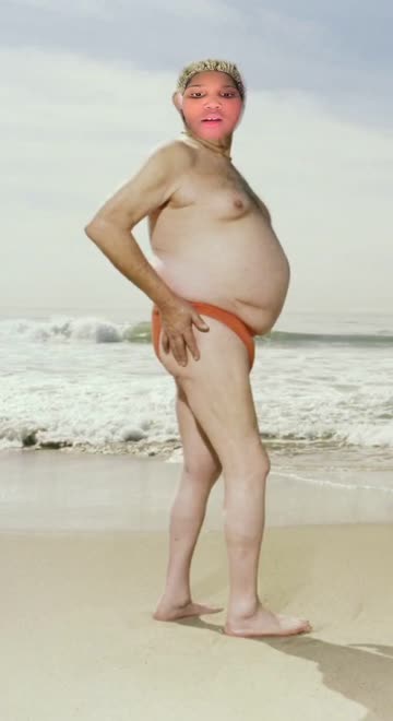 Preview for a Spotlight video that uses the Beach Dad Bod Lens