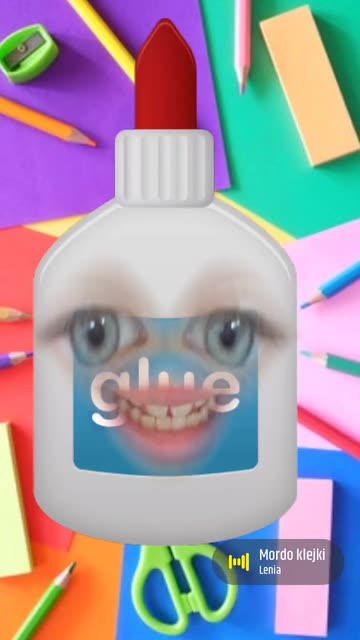 Preview for a Spotlight video that uses the Glue Face Lens