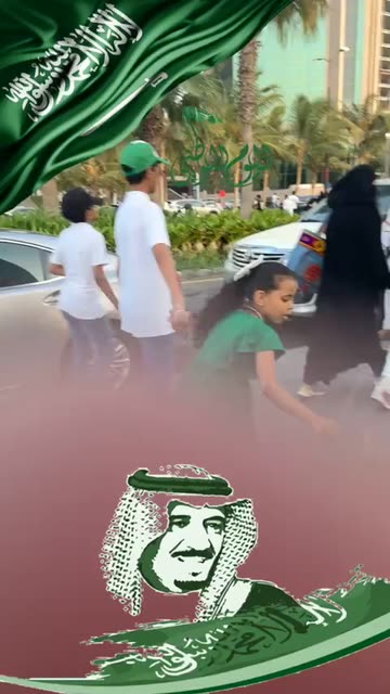 Preview for a Spotlight video that uses the Saudi National Day Lens