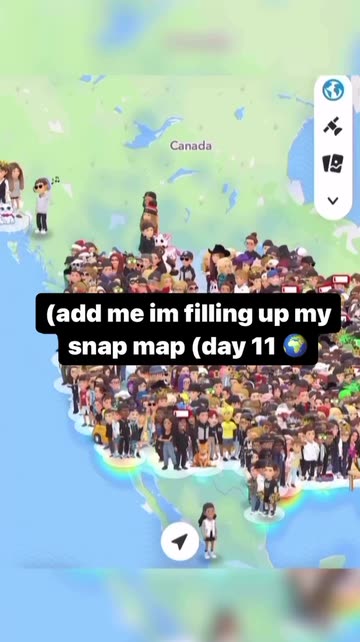 Filling Up My Snap Map