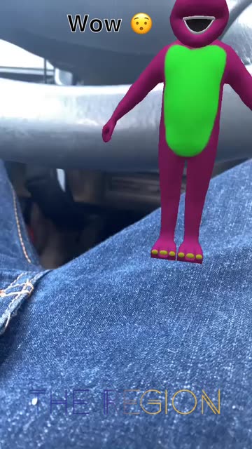 Preview for a Spotlight video that uses the Barney The Dino Lens