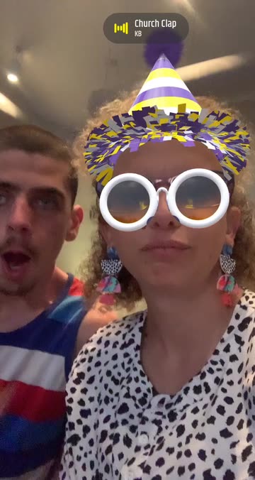 Preview for a Spotlight video that uses the Birthday Countdown Lens