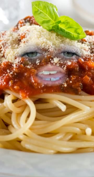 Preview for a Spotlight video that uses the Talking Spaghetti Lens