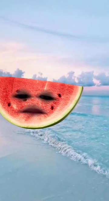 Preview for a Spotlight video that uses the Talking Watermelon Lens