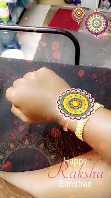 Preview for a Spotlight video that uses the Raksha Bandhan Lens