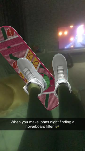 Preview for a Spotlight video that uses the Hoverboard Lens