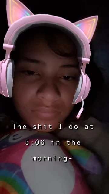 Preview for a Spotlight video that uses the kitty headset Lens