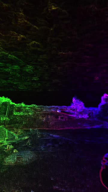 Preview for a Spotlight video that uses the Neon World Lens