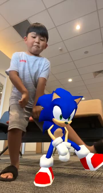 Preview for a Spotlight video that uses the DANCES WITH SONIC Lens