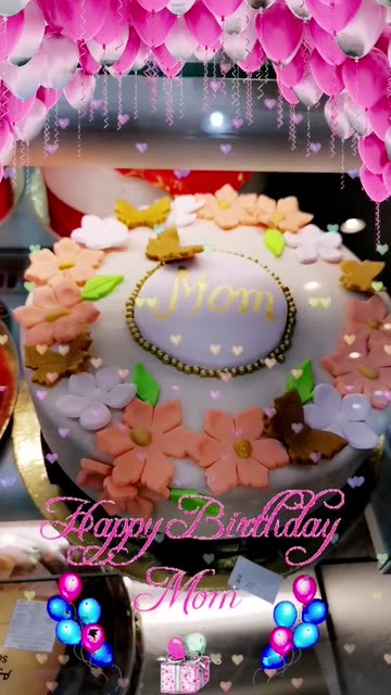 Preview for a Spotlight video that uses the happy birthday mom Lens