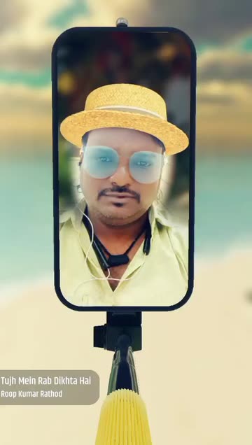 Preview for a Spotlight video that uses the Tropic Selfie Lens