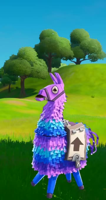 Preview for a Spotlight video that uses the fortnite llama Lens