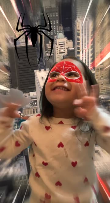 Preview for a Spotlight video that uses the PBN Spiderman Lens