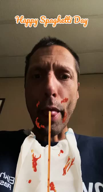 Preview for a Spotlight video that uses the Spaghetti Day Lens