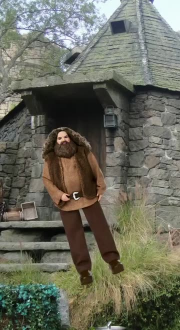 Preview for a Spotlight video that uses the Hagrid Rubeus Lens