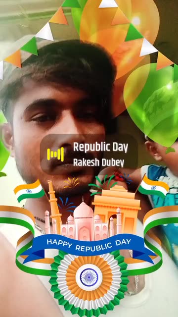 Preview for a Spotlight video that uses the Happy Republic Day Lens