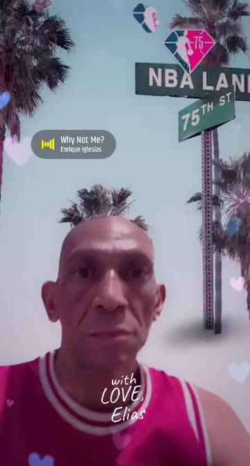 Preview for a Spotlight video that uses the NBA 75 Updated 2 Lens