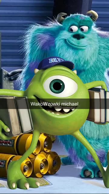 Preview for a Spotlight video that uses the Mike Wazowski Lens