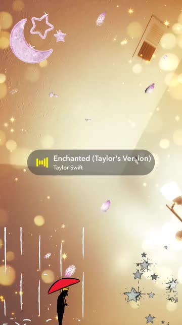 Preview for a Spotlight video that uses the Golden Background Lens