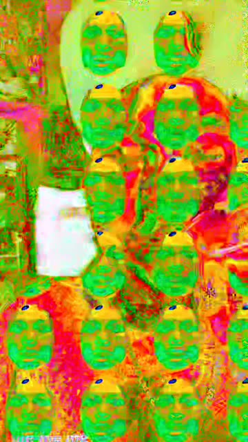 Preview for a Spotlight video that uses the colorful me me me Lens