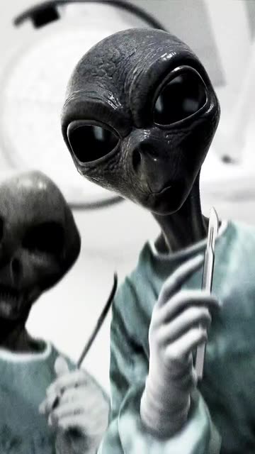 Preview for a Spotlight video that uses the Alien Surgeons Lens
