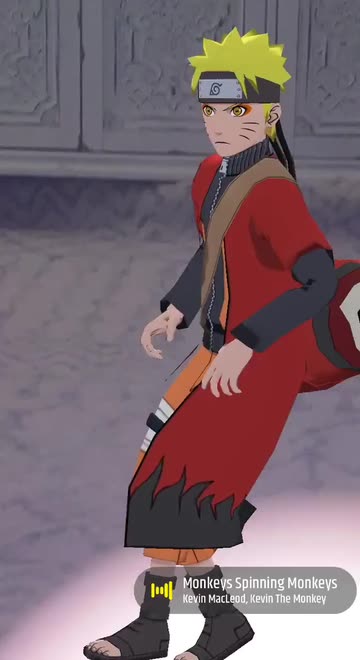 Preview for a Spotlight video that uses the Naruto Lens