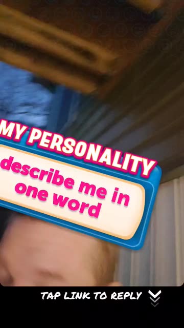 Preview for a Spotlight video that uses the my personality Lens