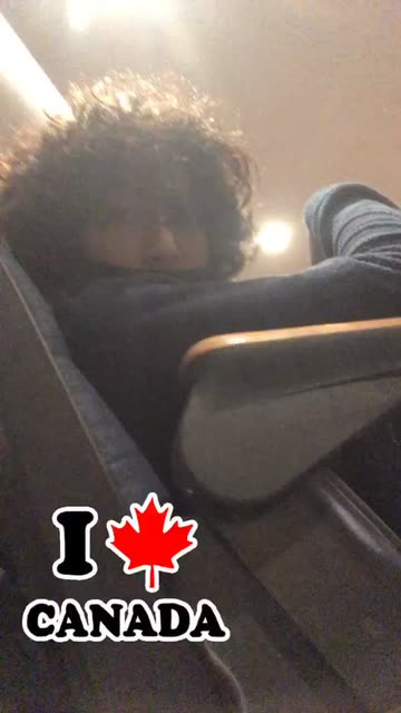 Preview for a Spotlight video that uses the canada flag Lens