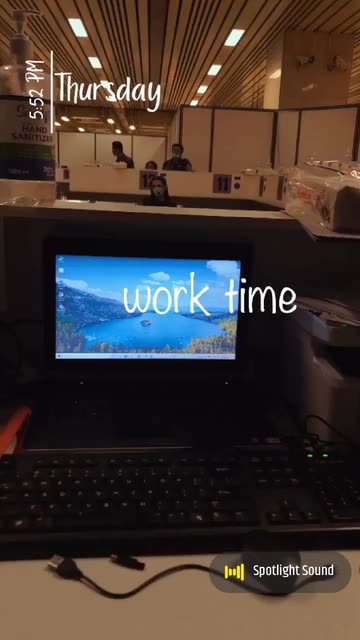 Preview for a Spotlight video that uses the work time Lens