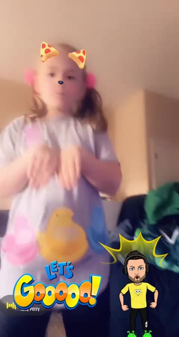 Preview for a Spotlight video that uses the Pizza Cat Lens