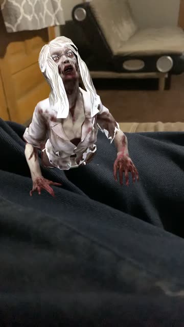 Preview for a Spotlight video that uses the Zombie Crawler Lens