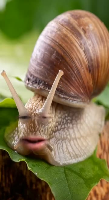 Preview for a Spotlight video that uses the escargot Lens