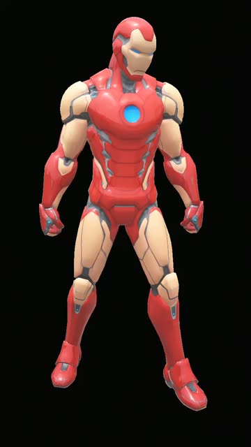 Preview for a Spotlight video that uses the Iron Man 3D Lens