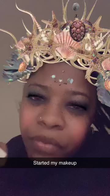 Preview for a Spotlight video that uses the Mermaid Queen Lens