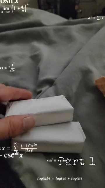 Preview for a Spotlight video that uses the Flying Equations Lens