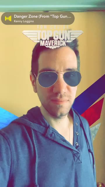 Preview for a Spotlight video that uses the Top Gun Maverick Lens