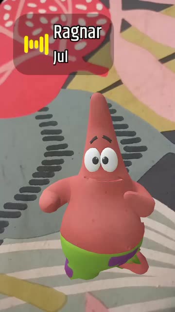 Preview for a Spotlight video that uses the Patrick Star Lens