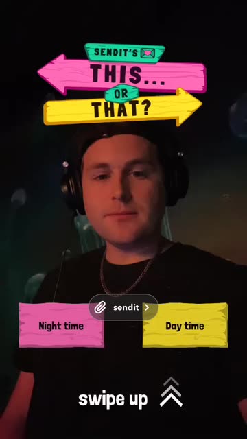 Preview for a Spotlight video that uses the this or that Lens